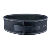 Powerlifting Lever Belt Rewon - Premium A-grade leather fitness accessory for weightlifting and strength training support.